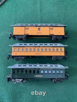 HO freight and passenger train cars with three working Engines Two AHM/Rivarossi