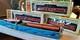 Ho Gauge Southern Pacific Passenger Train Set 2 Locomotives And 3 Passenger Car