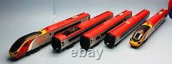 HORNBY OO GAUGE 5 CAR PENDOLINO TRAIN WITH 2 POWER CARS+1ST COACH hobcab