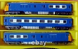 HORNBY R555C BLUE PULLMAN 3-CAR DIESEL TRAIN in BR Blue & Grey Livery 00 Gauge