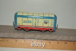 Hafner O Gauge Ventilated Refrigerator Train Freight Car Marx Like Red White Bl