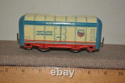 Hafner O Gauge Ventilated Refrigerator Train Freight Car Marx Like Red White Bl