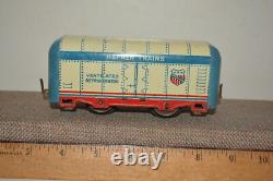 Hafner O Gauge Ventilated Refrigerator Train Freight Car Marx Like Red White Bl