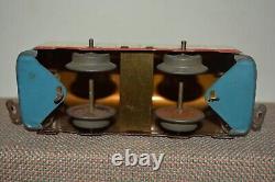 Hafner O Gauge Ventilated Refrigerator Train Freight Car Marx Like Red White Bl