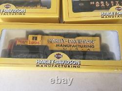 Harley Davidson 1994 Milwaukee Locomotive Engine And Other Harley Train Cars