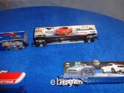Hawthorne Village Ford Mustang Muscle Express Bachmann Train Cars 50 Years