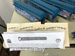 Hawthorne Village Magic Of Disney Ho Train Set 5 Cars + Steam Locomotive