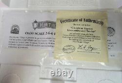 Hawthorne Village On30 Thomas Kinkade Christmas Express Train Set & COA & Boxes