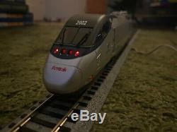 Ho Bachmann Acela Amtrak Model Train Spectrum Express Locomotive & Car Set