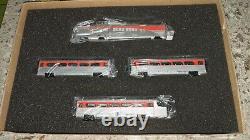 Ho Con-cor Gm Demo 6 Car Aero Train Diesel Locomotive Set