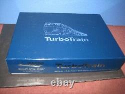 Ho Rapido Turbo Train, New Haven. 3 car withBoth powered units. New in box C-10 sc