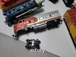 Ho Scale Trains Lot Engines & Cars For Parts Fixup