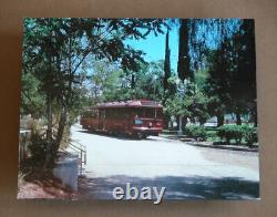 Hollywood Red Car Locomotive Color Photograph PE 717 Railway Pacific Electric