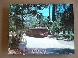 Hollywood Red Car Locomotive Color Photograph PE 717 Railway Pacific Electric