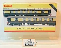 Hornby 00 Gauge R3184 Brighton Belle Train Pack 2 Car 1960 Brown Umber New