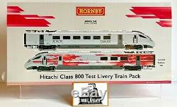 Hornby 00 Gauge R3579 Hitachi Class 800 Test Livery 2 Car Train Pack Ltd Ed