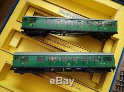 Hornby Dublo 2050 Suburban Electric Train Set EMU motor car & Driving Trailer