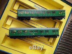 Hornby Dublo 2050 Suburban Electric Train Set EMU motor car & Driving Trailer