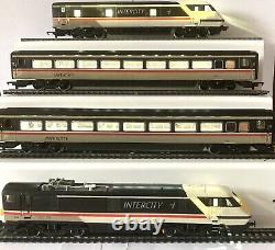 Hornby OO Gauge I/C 225 HST 4 Car Train Pack Cab Lights & LED Coach Lights