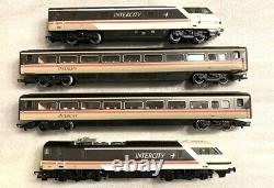 Hornby OO Gauge I/C 225 HST 4 Car Train Pack Cab Lights & LED Coach Lights