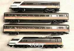 Hornby OO Gauge I/C 225 HST 4 Car Train Pack Cab Lights & LED Coach Lights