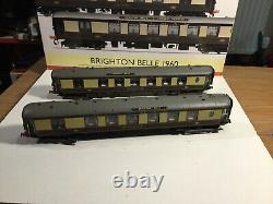 Hornby R3184 Brighton Belle 1960 2 Cars Train Pack In Working Order Boxed