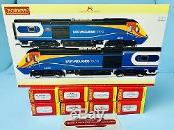 Hornby'oo' R2948x'east Midlands Trains' Class 43 Hst DCC Fitted 10 Car Hst