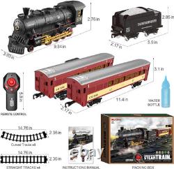 Hot Bee Train Set for Boys, Remote Control Christmas Sets withSteam