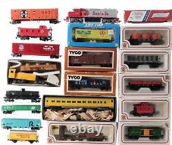 Huge LOT HO Scale Trains Cars Locomotives Track Structures Decals & More Bachman