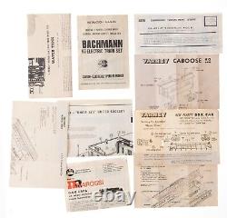 Huge LOT HO Scale Trains Cars Locomotives Track Structures Decals & More Bachman