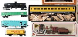 Huge LOT HO Scale Trains Cars Locomotives Track Structures Decals & More Bachman