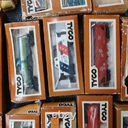 Huge Massive Tyco Lot Of Trains And Accessories Tracks With Boxes And Power