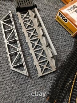 Huge Massive Tyco Lot Of Trains And Accessories Tracks With Boxes And Power