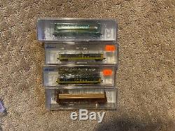 Huge N Scale Train Lot Locomotives and Freight Cars Northeastern