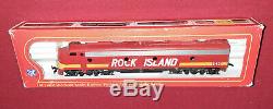 IHC Rivarossi Rock Island Train Set E-8 A-A Engine Pair & 6 Passenger Cars HO