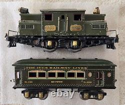 Ives 3255R Vintage O GaugeThe Ives Railway Lines Locomotive and a 130 Buffet Car