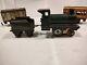 J E P O Gauge /22m. M. Storkleg Windup Locomotive And Mixed Train Set