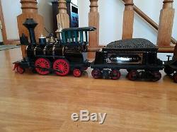 Jim Beam Decanter Train Set Includes Locomotive With5 Cars Central Railroad of NJ