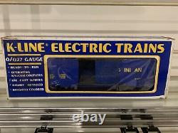 K-LINE ELECTRIC TRAINS TWIN A ALCO SANTA FE K2126, 4 Passenger Cars, & 1 Box Car