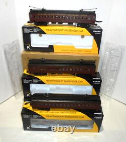 K-line Prsl Interurban 4 Car Set With Boxes O Gauge Passenger Train Set