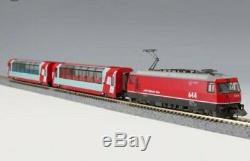 KATO 10-1145 Alp Glacier Express Basic 3-car set, N Gauge model train