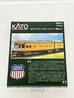 KATO N Gauge 10-706-4 EXCURSION TRAIN 7 CAR SET LOCOMOTIVE UNION PACIFIC JAPAN