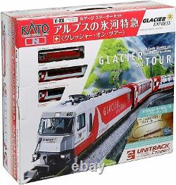 KATO N-Gauge Starter Set Glacier Express of Alps 10-006 Model Train Japan