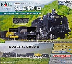 KATO N Gauge Starter Set Steam Locomotive/Freight Car Train 10-012