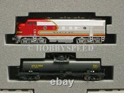 KATO N SCALE F7 FREIGHT TRAIN SET AT&SF ENGINE & 4 CARS locomotive 106-6271 NEW