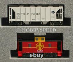 KATO N SCALE F7 FREIGHT TRAIN SET AT&SF ENGINE & 4 CARS locomotive 106-6271 NEW