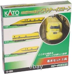 KATO N SCALE Type 923-3000 Dr. Yellow Basic 3-Car Set 10-896 Model Train F/S