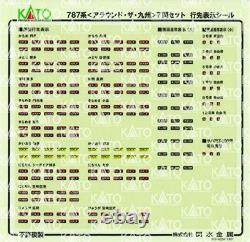 KATO N Scale 787 Series Around the Kyushu 7-Car Train Set 10-1540 Japan New F/S