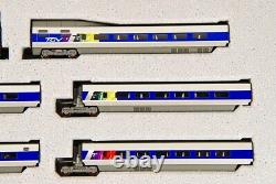 KATO N-Scale K10914-1 #4404 TGV POS 10 Car Set with Display UNITRACK VERY RARE