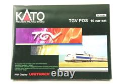KATO N-Scale K10914-1 TGV POS 10 car set with Display UNITRACK #4404 From Japan